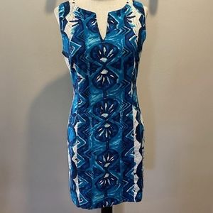 Talbots Blue Sheath Dress